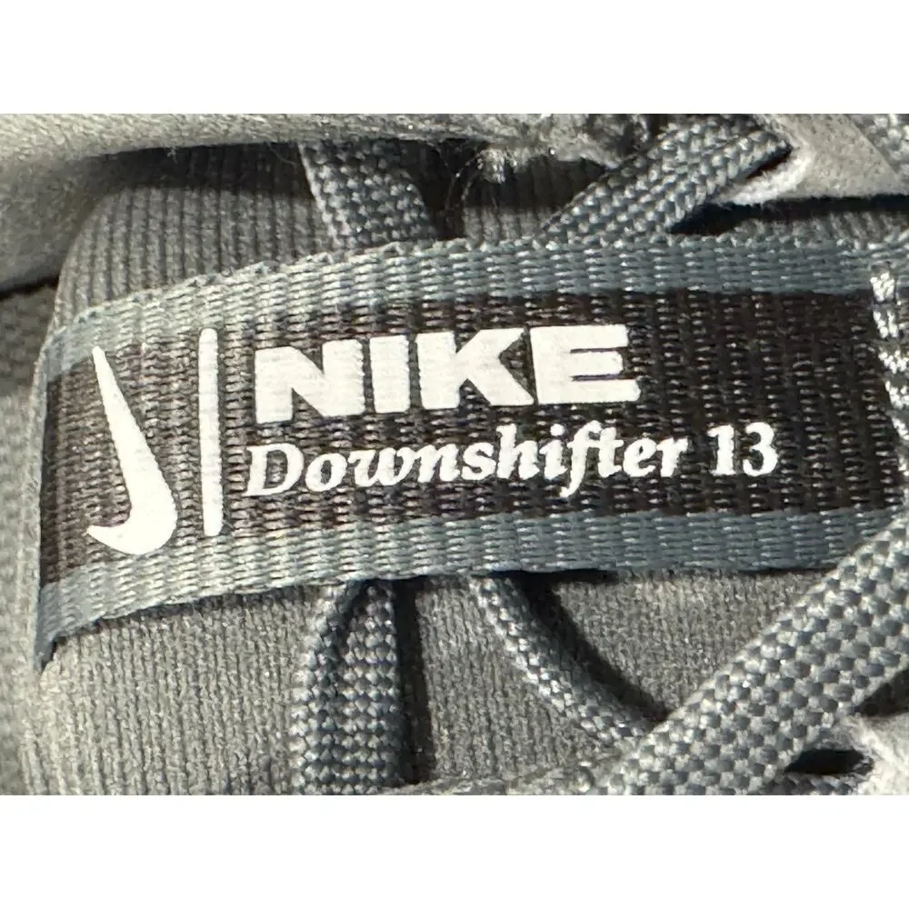 Nike Downshifter 13 Grey Platinum White Sneakers Men size 10 Run walk gym